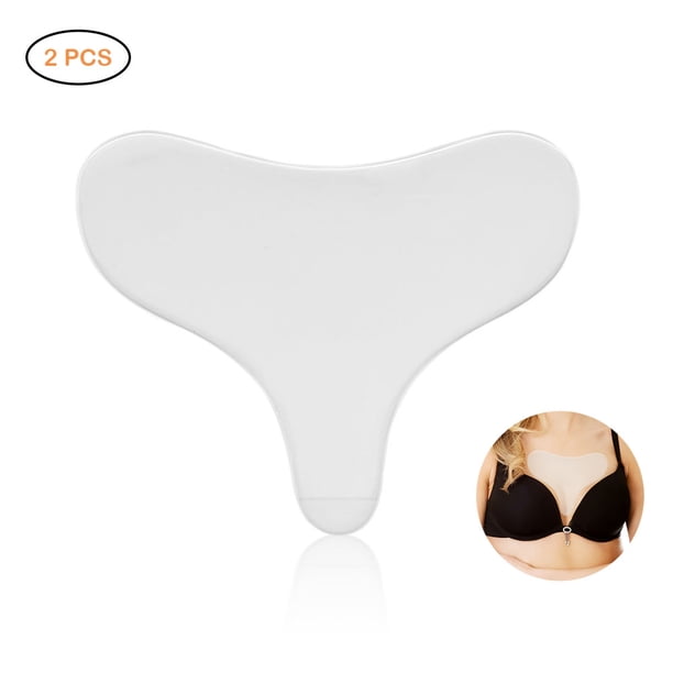 Almohadillas de escote Almohadillas de escote de silicona antiarrugas en forma de T Almohadillas de escote reutilizables autoadhesivas