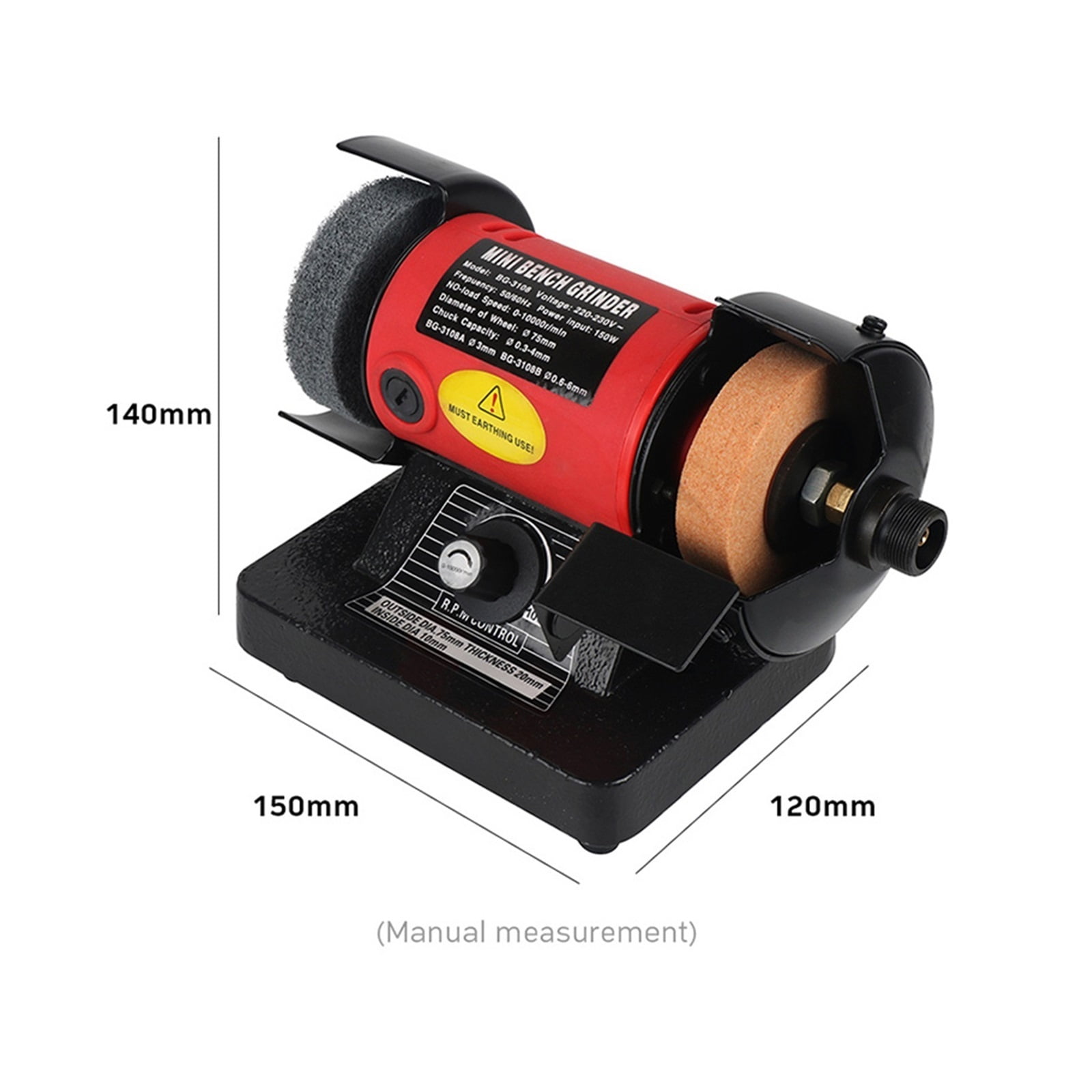 150W Multi-purpose Mini Benchs Grinder Polishing Machine For Jade Jewelry Adjustable Speed Polisher Sanding Grinding machine ,Widely Use