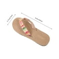 thumbnail image 2 of EXHUMKY Casual Straw Weave Sandals for Women, 1 Pair with Rubber Sole, Comfortable Fit and Stylish Leg-Lengthening Design, 2 of 6