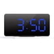 thumbnail image 5 of Cateissary Alarma digital LED Reloj electrónico Modo de atenuación Pantalla de temperatura ajustable Despertar Relojes Sala de estar Oficina Type1 NO1, 5 of 6