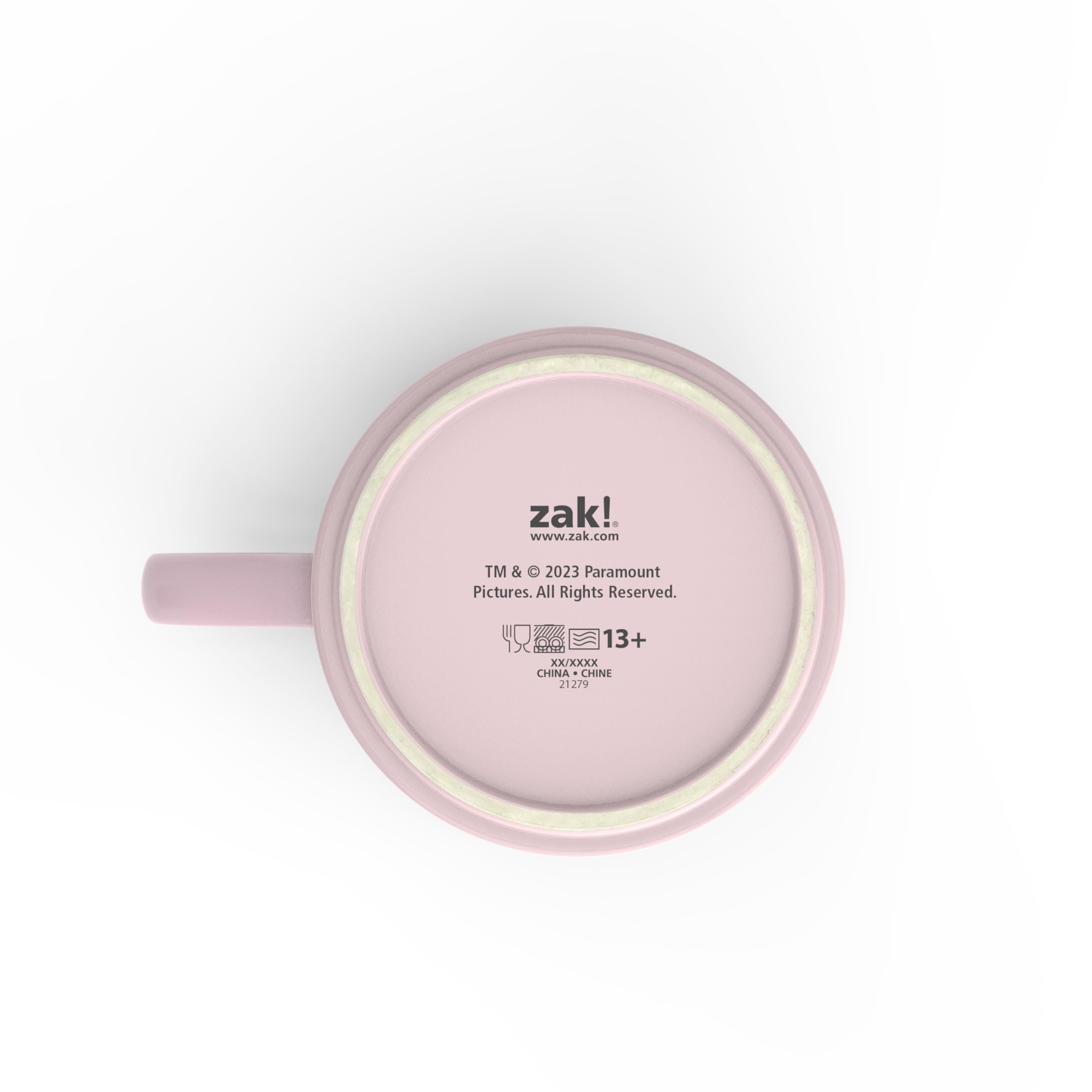 (4 pack) Zak Designs 15oz Modern Mug, Mean Girls