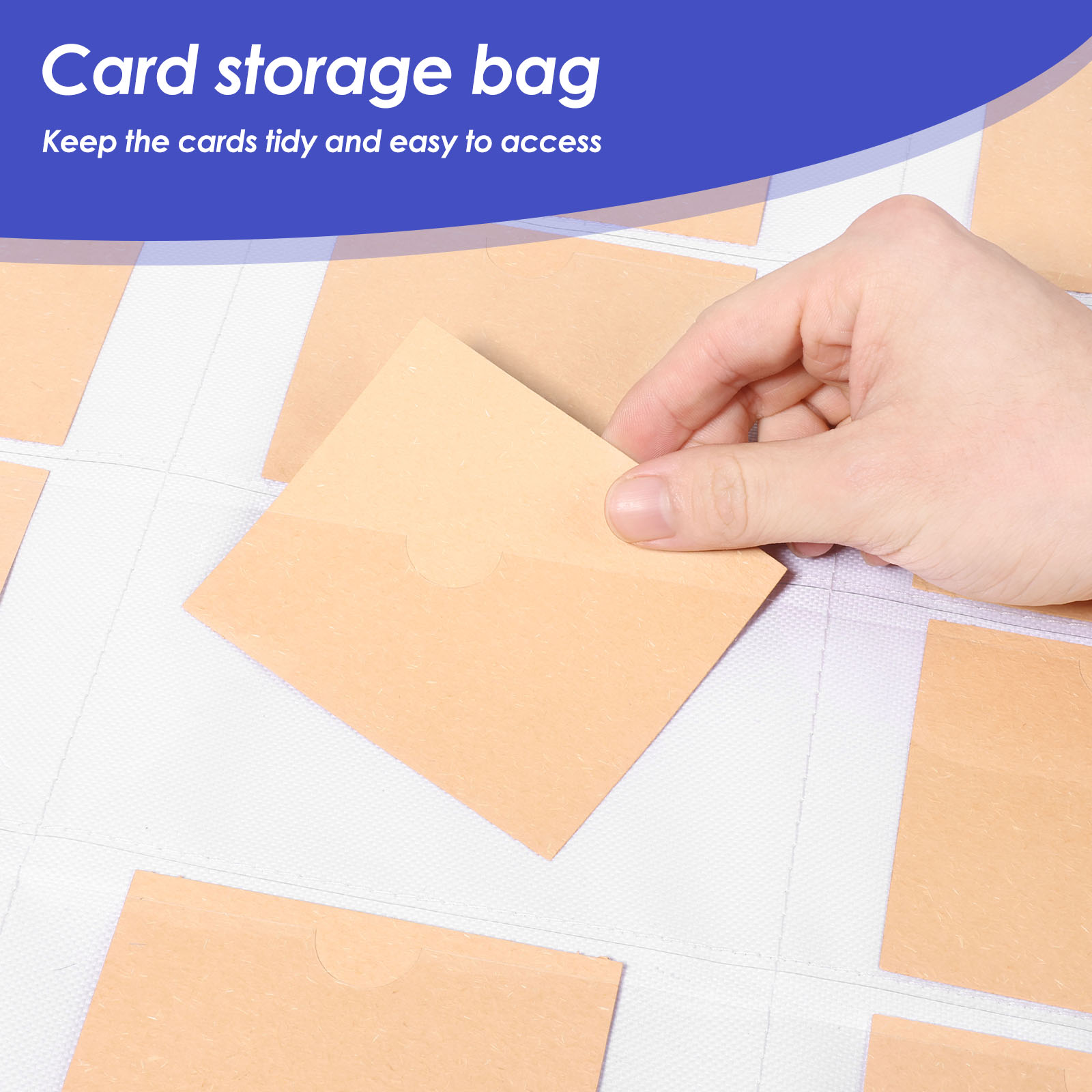 Threns 3 Pcs 36 Slots Index Card Organizer Hanging Wall Mount Business Card Organizer for Studying Organizing Office Library Tracking Workflow