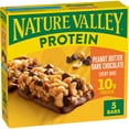thumbnail image 3 of (12 pack) Nature Valley Protein Chewy Snack Bars, Peanut Butter Dark Chocolate, 5 Bars, 7.1 oz, 3 of 16