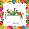 thumbnail image 4 of Pegatina de esquina de puerta de Pascua - Decoración enana de madera para la puerta principal, adorno navideño pintado a mano, 4 of 7