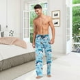 thumbnail image 7 of FREEAMG Shark Cotton Pajama Pant for Men, Super Soft Lightweight Lounge Pajama Bottoms Drawstring Sleepwear Pant with 2 Pockets, 7 of 7