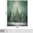 thumbnail image 2 of Warm Blanket Gold and Green Christmas Tree Ultra-Soft Micro Fleece and Warm Cozy Lightweight Throw Blankets Winter Holiday Blanket 50"x60" Throw Size Warm Plush Blankets for All Season Birthday Gift, 2 of 6