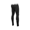 thumbnail image 3 of Under Armour Men's HeatGear Armour Compression Leggings (Black (001) / Steel, Small), 3 of 4