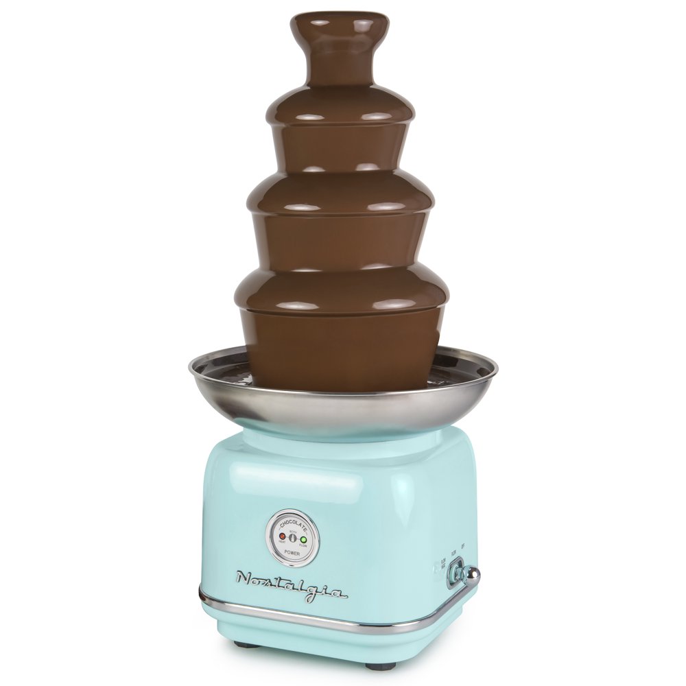 Nostalgia CLCF4AQ Classic Retro 4Tier Chocolate Fondue Fountain, 2