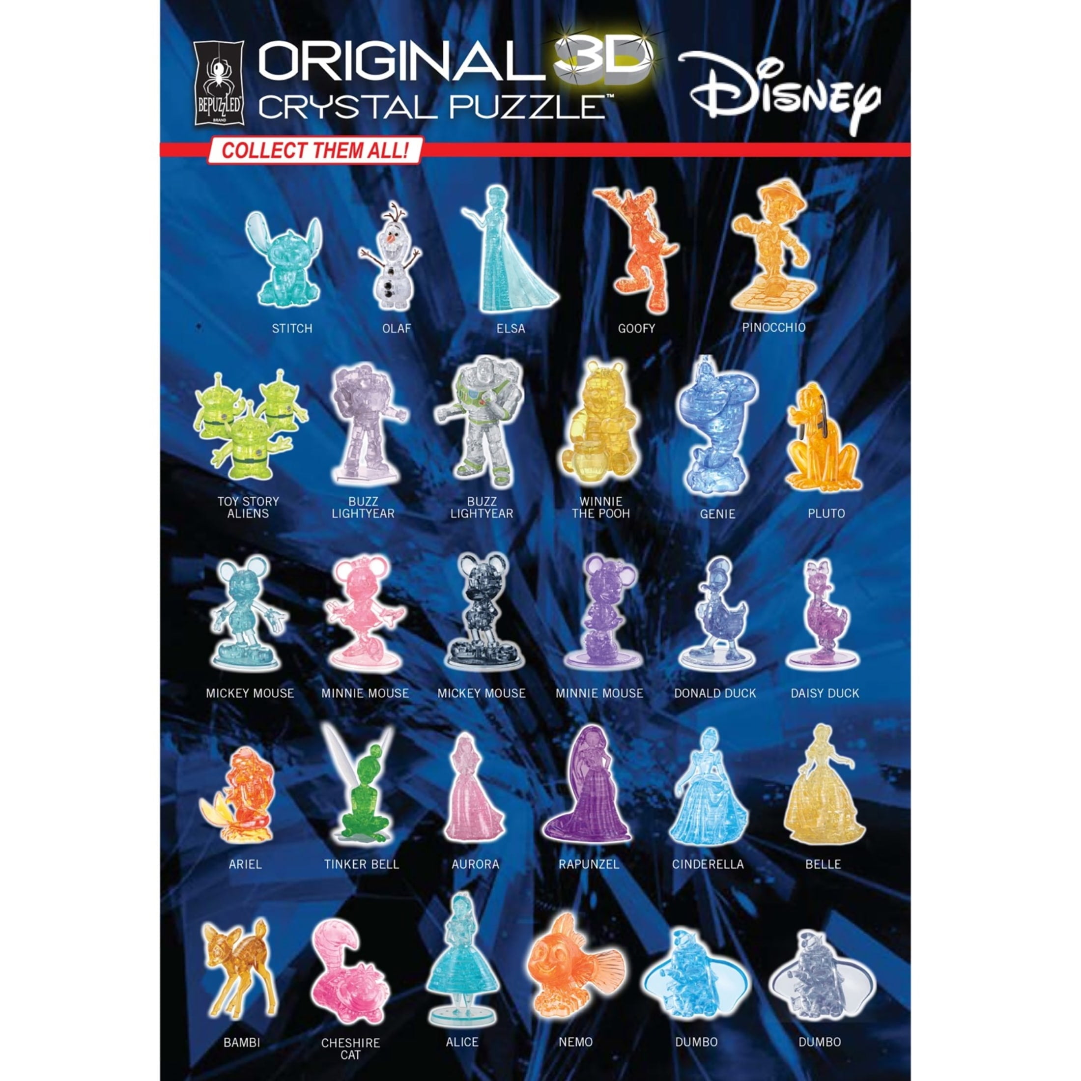 Sostener Mal funcionamiento Abundancia Mickey & Minnie Original 3D Crystal Puzzle from BePuzzled, Ages 12 and Up -  Walmart.com
