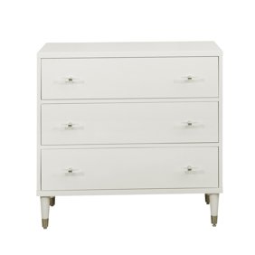 Atlin Designs 3 Drawer Chest In White Walmart Com