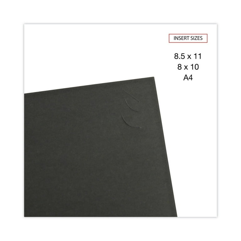 Certificate/Document Cover, 8.5 x 11; 8 x 10; A4, Black, 6/Pack Certificate/Document Cover, 8.5 x 11; 8 x 10; A4, Black, 6/Pack