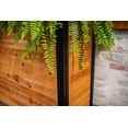 thumbnail image 5 of Vita Mezza 59"L x 16"W x 32"H Large Cedar Parklette Planter, Golden Brown, VT17716, 5 of 10