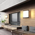 thumbnail image 2 of Lámpara de pared LED moderna para exteriores, resistente al agua, para jardín, pasillo, balcón, entrada, aplique de pared, decoración del hogar, accesorios de iluminación lustrosos, 2 of 5