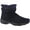 Black, variant on Womens Elk Suede Cold Weather Shearling Boots