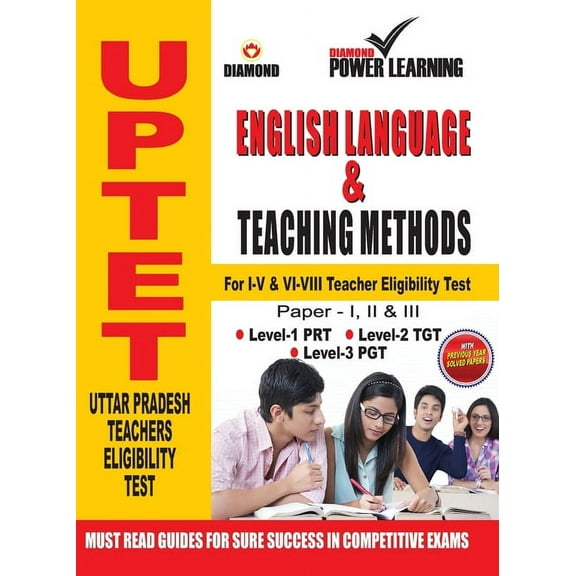 UPTET Previous Year Solved Papers for English Language and Teaching Methods, (Paperback)