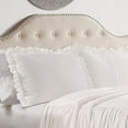 thumbnail image 5 of Ruffle Skirt Bedspread Set - 2-Piece Luxurious Farmhouse Bedding - Elegant Ruffle Detail - Timeless Style - Soft Lightweight Sheets - Twin, Blush, 5 of 6