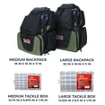 thumbnail image 6 of Osage River Ultimate Fishing Backpack, Night Fishing Light, Waterproof Rain Cover, Medium Bag with Tackle Boxes Included, 6 of 7