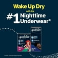thumbnail image 6 of Goodnites Girls' Nighttime Bedwetting Underwear, Size S/M (43-68 lbs), 14 Ct, 6 of 12