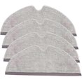 thumbnail image 1 of Pack of 4 Washable Replacement Brushes for Xiaomi Roborock Q7 MAX, 1 of 5
