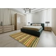 thumbnail image 4 of Ahgly Company Indoor Square Abstract Yellow Abstract Area Rugs, 4' Square, 4 of 6