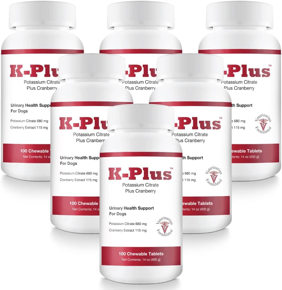 KPlus Potassium Citrate Plus Cranberry Supplement For Dogs Vet
