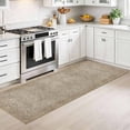 thumbnail image 2 of Kitchen Runner Rug 2x6 ft Washable Non Slip Soft Low Profile Farmhouse Vintage Rug for Entryway, Hallway, Laundry Room, Bedroom, Brown, 2 of 6