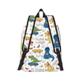 thumbnail image 3 of Balery Dinosaur Vintage Canvas Backpack for Men and Women - Large Capacity, Durable Travel Laptop Bag for School, Work, Hiking, and Outdoor Activities, 3 of 7