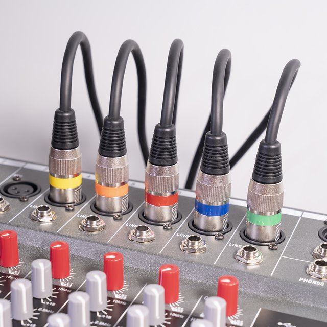 5pcs XLR To XLR Cable Anti Shielding for Mic Mixer Recording Studio