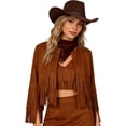 thumbnail image 1 of Ensemble Élégant avec Veste à Franges et Chapeau Bandana pour Occasions Festives et Spectacles, 1 of 5
