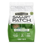 Pennington Smart Patch Tall Fescue Mix, Partial Sun, 10 lb Bag