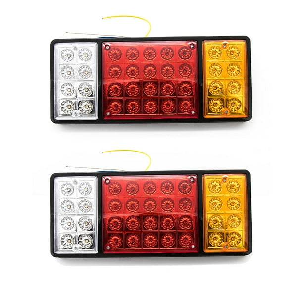 Kenally 2 piezas de equipo de lámpara indicadora trasera de camión, accesorios para camiones, dispositivo de iluminación trasera, luces de Bombillas para automóviles Kenally VI016715-00
