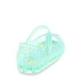 thumbnail image 3 of Wonder Nation Toddler Girl Jelly Flat Sandal, 3 of 5