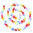 thumbnail image 2 of OFFIGAM 2-Pack Multi-Color Flower Lei Garland Banner for Themed Party Decorations and Tropical Events, 2 of 10