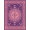 Pink Purple, Pattern 15, variant on ODIKA 8'x10' Washable Area Rug Non-Shedding, Easy Care, Purple Pastel Pink Border Minimalist Dreamy Shift Decorative for King Size Bedroom Under Bed, Master Suite