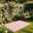 thumbnail image 4 of CaiYueKe Spring Summer Buffalo Plaid Rug, 24"x 16" Outdoor Rug Decorative Mat, Washable Doormat Foldable Area Rug for Outdoor Patio Indoor Living Room Dining Room Kitchen, 4 of 9