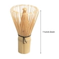 thumbnail image 6 of OIUR Bamboo Matcha Whisk with Tea Pick Teaspoon Handmade Traditional Japanese Chasen Stirring Brush for Matcha Tea Natural Bamboo Matcha Stirrer Unique Gift, 6 of 7