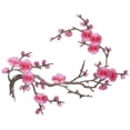thumbnail image 2 of BESEW7 Sew On Embroidered Cherry Blossom Patches Iron On for Jacket Backpack Jeans Tote Bag Dress Applique Flower Decorative Patch, 2 of 9