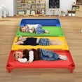 thumbnail image 2 of Stackable Daycare Cots for Kid -Pack of 4, Portable Preschool Cots, 52" L x 23" W, Ready-to-Assemble, Space-Saving Toddler Nap Cot for Sleeping, Resting, Naptime, Nursery (4, Multicolor), 2 of 7