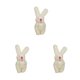 thumbnail image 3 of Colgante de conejo de peluche Ounissouiy Beige 6cm, 3 of 6