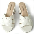 thumbnail image 3 of J. Adams Nori Mules Heel for Women - Dressy Slip-On Comfortable and Stylish Straps Block Sandals, 3 of 6