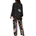 thumbnail image 2 of Suhoaziia Aesthetic Butterfly Mushroom Comfy Pajamas for Women Set Button Durable Snug-Fit Loungewear Size 3XL Warmth Casual Family Gift Warmth Daily Wear Casual Jogger Nightwear with Pocket, 2 of 6