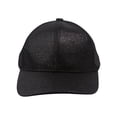 thumbnail image 2 of Gravity Threads Kids Ponytail Messy Bun Trucker Hat, Black, 2 of 2