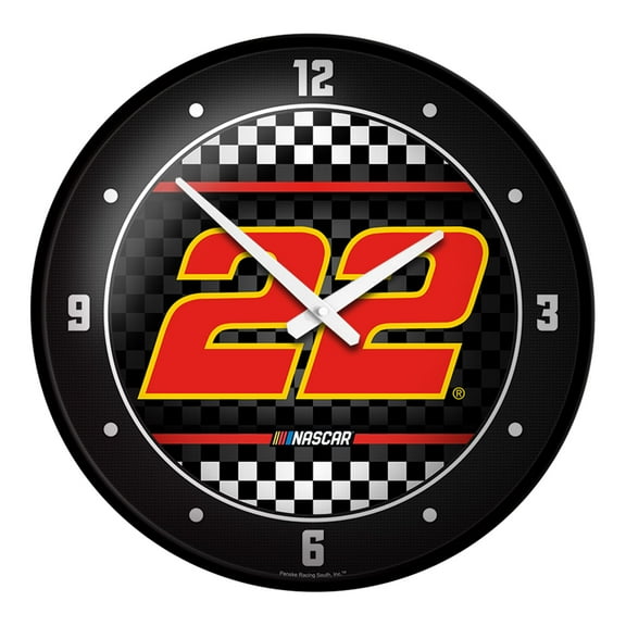 Joey Logano 17.5" Modern Disc Wall Clock