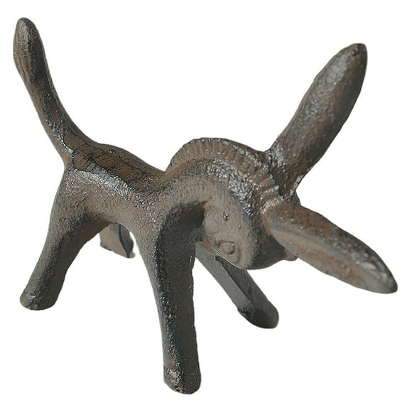 WEUVEB Escultura De De Hierro Forjado Marrón Para Adornar Hogar Oficina O Cafetería