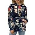 thumbnail image 4 of Johnny Depp Unisex Sweatshirts Loose Pullover Sweater Hooded Hoodie 3D Printing Jacket Winter Fall Clothes 6XL, 4 of 7