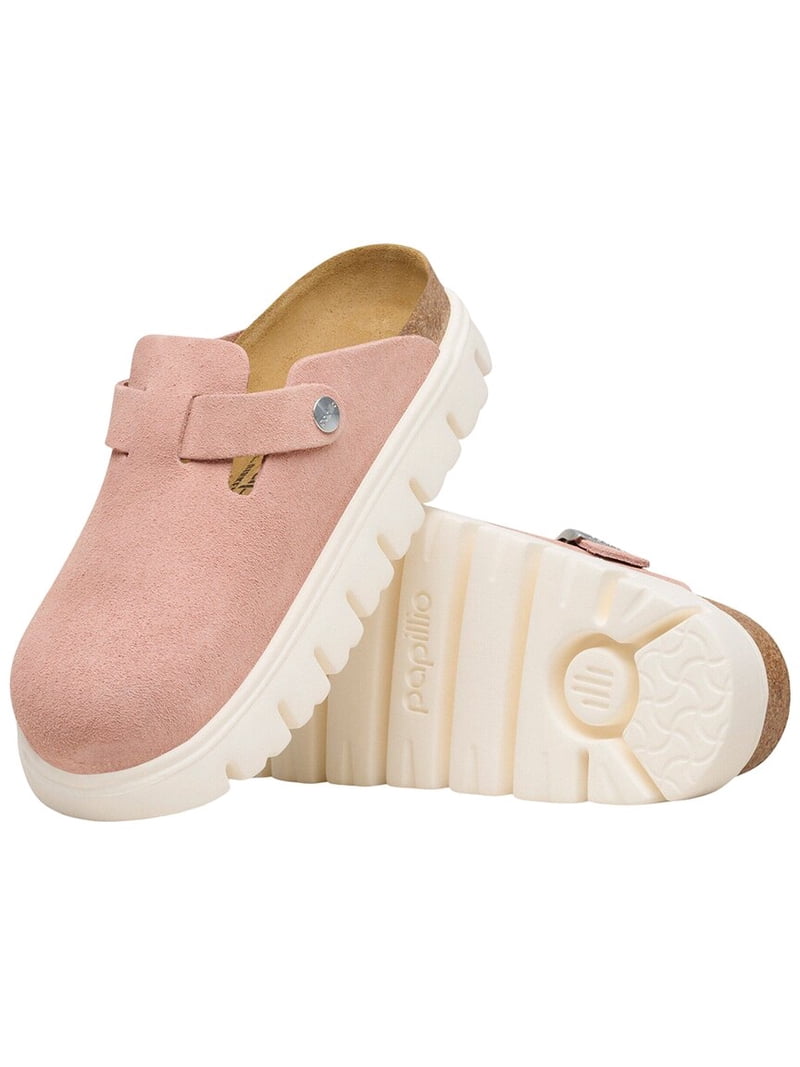 BIRKENSTOCK(ビルケンシュトック) Boston Boston 40 Birkenstock Boston Chunky Suede Sandal, 40 - Walmart.com