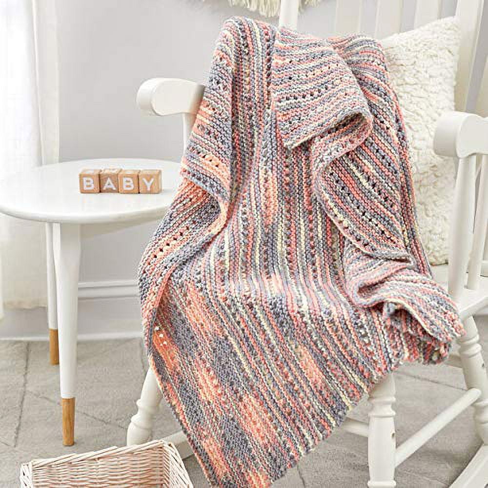 Red Heart Comfort Yarn-Denim Fleck