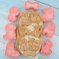 thumbnail image 5 of Dog Mold Set -8 pieces - Dog Cartoon Printed Embossed Cookie molds suitable for cake kids' birthday parties, 5 of 5