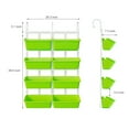 thumbnail image 2 of Vertical Herb Planter, 8-Pockets Indoor/Outdoor Hanging Garden Flower Pots Wall Planter Box Beds for Garden Porch, 2 of 8