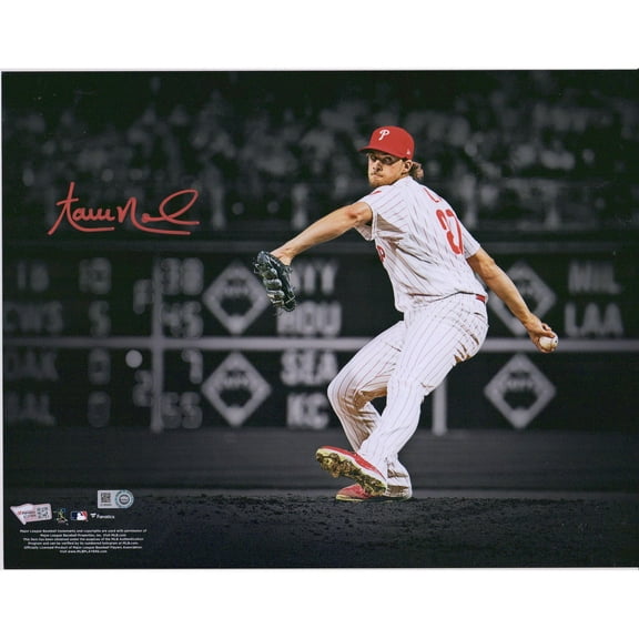Aaron Nola Philadelphia Phillies Autographed 11" x 14" Spotlight Photograph - Fanatics Authentic Certified